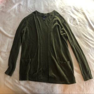 Olive Green Cardigan